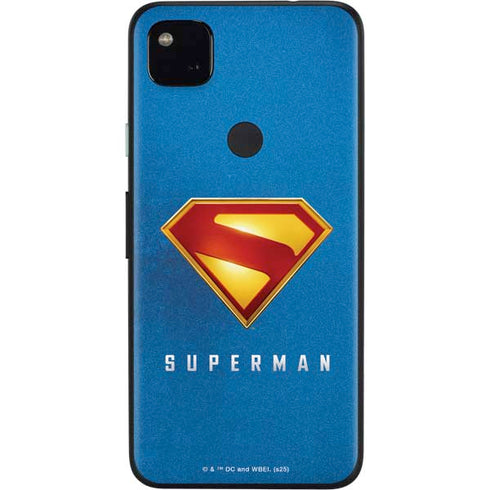 Superman 2025 Classic Superman Shield Emblem Google Pixel 4a Skin